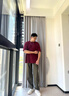 HIPANDA白色短袖t恤男士夏季純棉半袖上衣服潮牌寬松打底衫男體恤 白色 【官方正品】 XL 建議體重130-150斤 曬單實(shí)拍圖