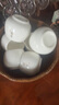 不拙白瓷羊脂玉主人杯單杯高端茶碗八一紀(jì)念品禮物禮盒6個(gè)裝禪定杯 曬單實(shí)拍圖
