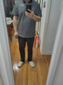 耐克（NIKE）官方NIKE DRI-FIT VICTORY 男子條紋速干高爾夫翻領(lǐng)T恤DH0830 010黑/白 XL 曬單實(shí)拍圖
