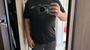班尼路（Baleno）冰絲短袖男夏季薄款透氣男士t恤休閑網(wǎng)眼速干運動五分半袖上衣潮 曬單實拍圖