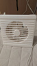 六奧排氣扇廚房家用衛(wèi)生間浴室抽風(fēng)機(jī)百葉窗換氣扇墻壁排風(fēng)扇強(qiáng)力音靜 F款4寸開孔100帶止逆閥+插頭線 曬單實(shí)拍圖