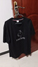 樂(lè )卡克（Le coq sportif）法國公雞夏季男士圓領(lǐng)短袖T恤 L242UECA0304 炫黑色-2 XL 曬單實(shí)拍圖