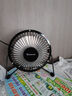賽億USB風寶小風扇金屬小電扇電風扇小臺扇小型風扇迷你臺式學生宿舍床頭辦公室靜音桌面電風扇FB4-01 曬單實拍圖