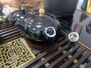 古晏瓷茶具套裝全自動(dòng)一體功夫泡茶臺(tái)燒水壺家用客廳整套高檔茶盤茶海 福滿乾坤茶盤+黑色全自動(dòng)電器+黑釉錦鯉側(cè)把壺八杯配 13件 曬單實(shí)拍圖