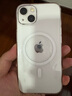 倍思 適用蘋果13手機(jī)殼磁吸 iPhone13保護(hù)套magsafe磁吸充電殼超薄氣囊防摔手機(jī)殼男女款 透明 曬單實(shí)拍圖