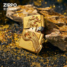 ZIPPO打火機之寶防風(fēng)煤油 相柳神蛇 龍紋雕花禮盒 中式美學(xué) 含油禮盒 曬單實(shí)拍圖