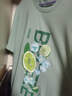 名創(chuàng  )優(yōu)品（MINISO）冰絲短袖t恤男士夏季涼感透氣半袖學(xué)生休閑百搭男裝運動(dòng)速干衣服 水綠(大清涼夏季) 4XL (體重205-230斤左右) 曬單實(shí)拍圖