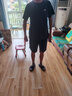 斯凱奇（Skechers）短褲2025夏季新款冰涼舒適透氣短褲情侶款速干短褲 黑色 2XL 曬單實(shí)拍圖