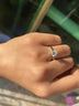 I Do鉑金PT950戒指1克拉鉆戒女經(jīng)典六爪培育鉆婚戒求婚結婚送老婆禮物 經(jīng)典六爪1克拉鉆石 12號 曬單實(shí)拍圖