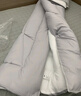 京東京造七孔纖維被 超保暖國標A類(lèi)抗菌春秋被子被芯 2x2.3m高級灰 曬單實(shí)拍圖