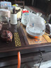 烏檀木實(shí)木茶盤家用功夫茶具全自動(dòng)上水燒水壺套裝一體茶臺(tái)托盤 茶盤+金灶G9+75*45*4.5cm 曬單實(shí)拍圖