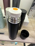 膳魔師（THERMOS）500ml保溫商務(wù)辦公帶杯蓋水杯男女士簡約保冷杯FEI-501MSB寶藍色 曬單實拍圖