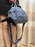 Kipling【七夕禮物】女輕便25秋冬新款保齡球包手提單肩包|DEFEA MINI MINI-巖石藍(lán) 曬單實(shí)拍圖
