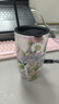 愛屋.格林馬克杯大容量陶瓷杯帶蓋水杯咖啡杯景德鎮(zhèn)女生高顏值生日禮物 陌上花開3LTM5877N 500ml 曬單實(shí)拍圖