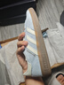 阿迪達(dá)斯 （adidas）三葉草女鞋 秋季新款經(jīng)典運(yùn)動(dòng)板鞋德訓(xùn)鞋「T頭鞋」 藍(lán)/漢玉白/樹脂黃 38 曬單實(shí)拍圖