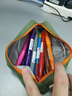 派通（Pentel）彩色軟毛筆秀麗筆 彈性筆尖水性筆Touch手帳書信賀卡用 SES15C紅色/單支裝 曬單實拍圖