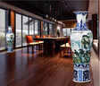 晟煦景德鎮(zhèn)陶瓷器純手繪鴻運當(dāng)頭客廳玄關(guān)擺件簡約裝飾品落地花瓶大號 前程似錦 100cm 曬單實拍圖