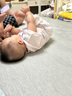 babycare嬰兒春夏款四季通用分腿睡袋短袖防踢被小睡象跳舞熊2層80碼 曬單實拍圖