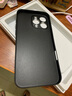 麥麥米適用iPhone 16 Pro Max手機殼 精孔原創(chuàng  )輕奢版蘋(píng)果16promax手機超薄磨砂透明保護套創(chuàng  )意男簡(jiǎn)約殼 蘋(píng)果16promax丨經(jīng)典黑丨精孔超薄微磨砂 曬單實(shí)拍圖