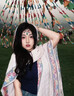 LZJV民族風(fēng)披肩斗篷女外套云南麗江大理旅游披風(fēng)外搭新疆西藏穿搭披風(fēng) 米白色（100-135CM） 曬單實(shí)拍圖