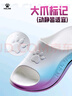 卡爾美（KELME）拖鞋男戶外健身運(yùn)動(dòng)拖鞋沙灘厚底情侶時(shí)尚涼拖 白彩色 43 曬單實(shí)拍圖