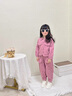 G.DUCKKIDS小黃鴨女童秋裝套裝2025新款洋氣兒童牛仔外套套裝春秋薄款兩件套 粉色 110 建議4~5歲【100-110cm】cm 曬單實拍圖