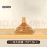 goole kids嬰兒奶嘴新生兒寬口徑硅膠寶寶仿母乳斷奶 吸管奶嘴1只裝10個(gè)月+ 曬單實(shí)拍圖