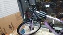 永久山地自行車成人山地車學(xué)生鋁合金變速油碟剎內(nèi)走線男女士單車賽車 輻條/淺紫色/輕量鋁架/競(jìng)速軸承 26寸【適合：155-185cm】 24速【定位變速器】 曬單實(shí)拍圖