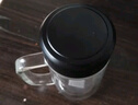 富光拾喜雙層玻璃杯男女辦公水杯防燙帶濾網(wǎng)便攜大容量泡茶杯子350ml黑色 曬單實拍圖