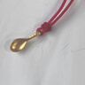 中國(guó)黃金（CHINA GOLD）黃金項(xiàng)鏈足金健康快樂(lè)湯勺吊墜嬰兒寶寶周歲生日禮物送嬰兒孩子 吊墜金重約0.5g【甄選禮盒】 曬單實(shí)拍圖