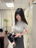 歐貝汐深灰色半身裙女2025夏季早秋中長款包臀魚尾裙長裙女士遮腿粗半裙 深灰色 M 曬單實(shí)拍圖