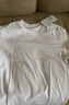 京舒棉【純棉T恤】10A抑菌新疆棉衣服男裝短t打底衫耐黃變 白色 XL 曬單實(shí)拍圖