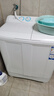 海爾（Haier）雙桶洗衣機半自動(dòng) 家用大件洗 10公斤大容量 省水電 以舊換新 雙缸 原廠(chǎng)品質(zhì)XPB100-81D2 曬單實(shí)拍圖