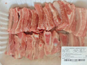 【180天白豬家庭裝】冰鮮豬肋排帶軟骨1kg 曬單實(shí)拍圖