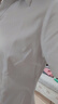 浪莎白襯衫短袖女夏季薄款寬松通勤職業(yè)藍色襯衫女裝氣質(zhì)正裝白色襯衣 曬單實拍圖
