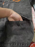 干活穿的牛仔外套男勞保工作服工地建筑上班焊工耐穿耐磨耐臟上衣 灰色 【耐穿耐磨】 3XL 【建議145-160斤】 曬單實(shí)拍圖