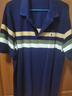 杉杉（FIRS）含桑蠶絲透氣短袖T恤男2025夏季新款條紋莫代爾彈力POLO通勤衫224 藏青 2XL (185) 曬單實(shí)拍圖