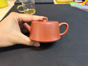 紫來順宜興紫砂壺精品粗砂朱泥大紅袍云柱壺純?nèi)止すΨ虿杈咦仙皦貑螇?大紅袍云柱壺 110ml 曬單實(shí)拍圖