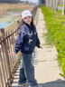 拙拙豬女童休閑外套春季2025新款兒童中大童棒球服上衣女孩春裝韓版夾克 藏青色 150 曬單實拍圖