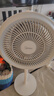 美的（Midea）【暴風(fēng)循環(huán)】空氣循環(huán)扇大風(fēng)量搖頭電風(fēng)扇家用臺(tái)式落地扇輕音臥室節(jié)能小風(fēng)扇柔風(fēng)輕羽扇 FGA24TQ 曬單實(shí)拍圖
