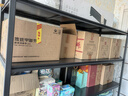 貨架家用倉儲(chǔ)超強(qiáng)承重多層落地置物架廚房陽臺(tái)可調(diào)節(jié)收納貨物架子 五層高200cm【黑色-加厚升級(jí)】 長(zhǎng)160cm寬50cm 曬單實(shí)拍圖