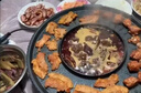 蘇貞電燒烤爐家用涮烤一體兩用烤肉盤(pán)電火鍋輕油少煙分離式烤肉鍋鴛鴦火鍋多功能韓式電烤盤(pán)烤肉烤串 綠色中號圓鍋【2-6人用】 曬單實(shí)拍圖