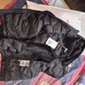 鴨鴨品牌輕薄羽絨服男女短款春秋新款雙拼連帽加大碼保暖內膽情侶外套 黑色 男女同款 M (170) （建議116斤-130斤） 曬單實(shí)拍圖