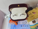 s925銀閉口情侶戒指一對戒男女款高級感刻字小眾生日禮物送女友 相濡以沫情侶戒指一對【閉口】 精美禮盒 曬單實拍圖