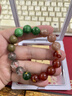 龍虎山文創(chuàng)五行喜補(bǔ)缺水木吉祥水晶手鏈天然石海藍(lán)寶黑曜石綠幽靈手串男女款 【木火屬性】珠徑12MM大方男女款 曬單實(shí)拍圖
