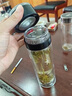 RICH YOUR HOME德國品質(zhì)茶水分離杯2025新款一鍵開蓋車載男士外出便攜泡茶玻璃杯 [升級(jí)茶倉]車載雙層紳士黑500ml 曬單實(shí)拍圖