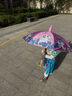 葆氏兒童雨傘女童遮陽傘長直柄小學(xué)生幼兒園晴雨黑膠傘卡通糖果小馬 曬單實(shí)拍圖