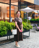 兆君2025春夏新款重磅桑蠶絲中式短袖連衣裙女香云紗真絲繡花裙子 咖色 3XL 曬單實(shí)拍圖