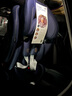 寶得適（BRITAX）寶寶兒童安全座椅0-7歲isize認證正反360°旋轉成長騎士 精致藍 曬單實拍圖