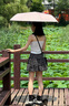 左都（ZUODU）太陽(yáng)傘防紫外線防曬傘晴雨兩用陽(yáng)傘全自動(dòng)折疊高顏值便攜輕便小巧 曬單實(shí)拍圖